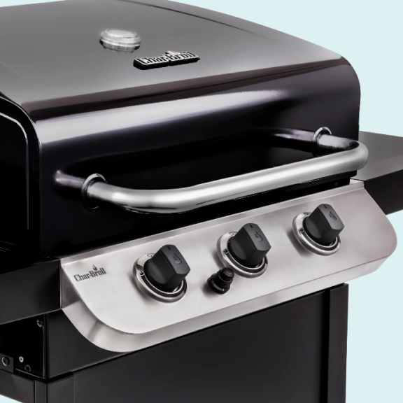 Char-Broil Convective Series gas grill circulating heat for indirect cooking